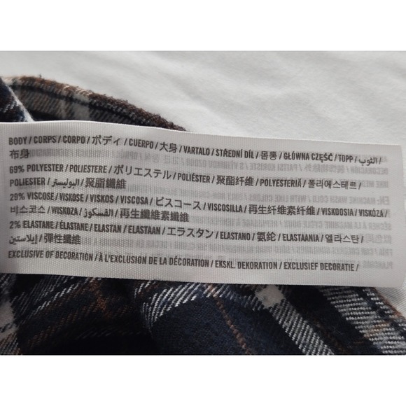 HOLLISTER Y2K Pleated Plaid Preppy 90's Academia Ultra High Rise Mini Skirt Sz L - Picture 8 of 11